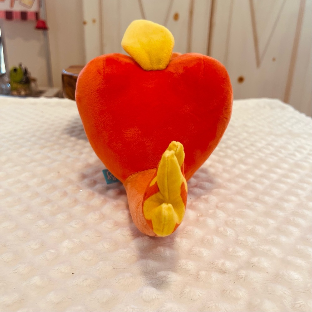 Manhattan Toy Company Orange Snail Apple plush Morphies Snappafire - Picture 4 of 9